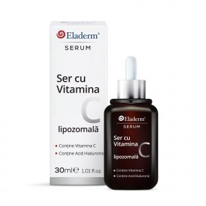 ser cu vitamina c si acid hialuronic eladerm