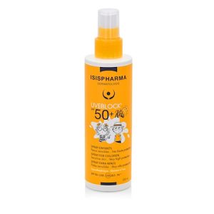 Spray de protectie solara foarte ridicata pentru copii, UVEBLOCK® SPF 50+ SPRAY KIDS