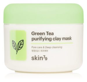 Skin79 Green Tea mască de peeling pentru curățarea profundă cu argila