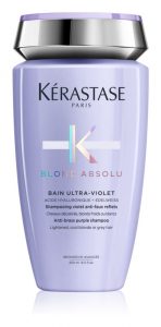 Kérastase Blond Absolu Bain Ultra-Violet șampon de baie pentru păr în nuanțe reci de blond, decolorat sau șuvițat