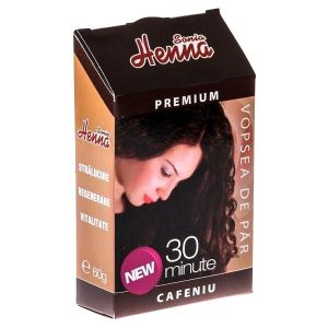 Vopsea de Par Premium Henna Sonia, Cafeniu, 60 g