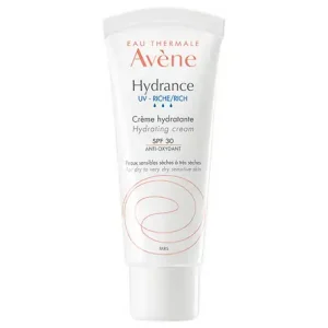 Crema hidratanta ten uscat si foarte uscat SPF 30 Hydrance Riche UV, 40 ml, Avene